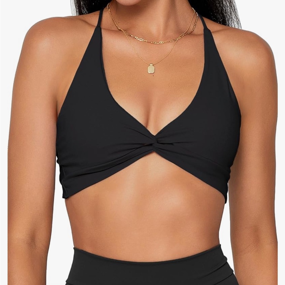 Danysu Backless Sports Bra Workout Top